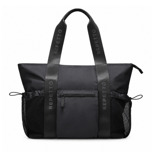 Repetto Black Nylon Tote Bag.