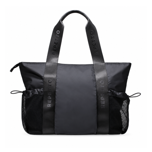 Repetto Black Nylon Tote Bag.