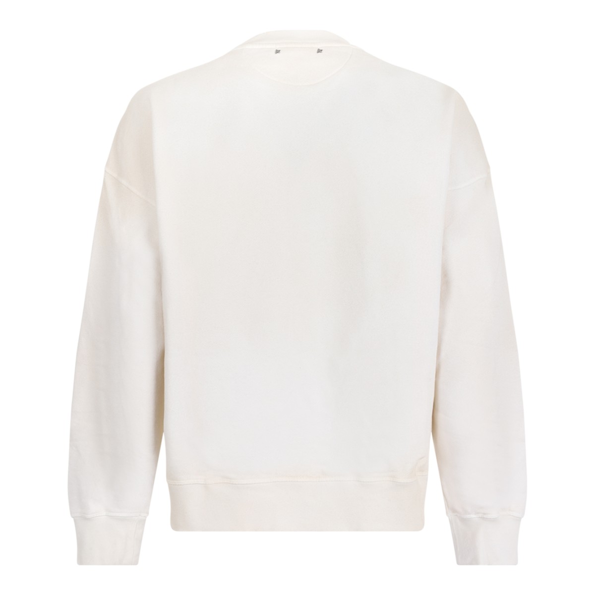 Golden Goose White Graphic Logo Sweatshirt.