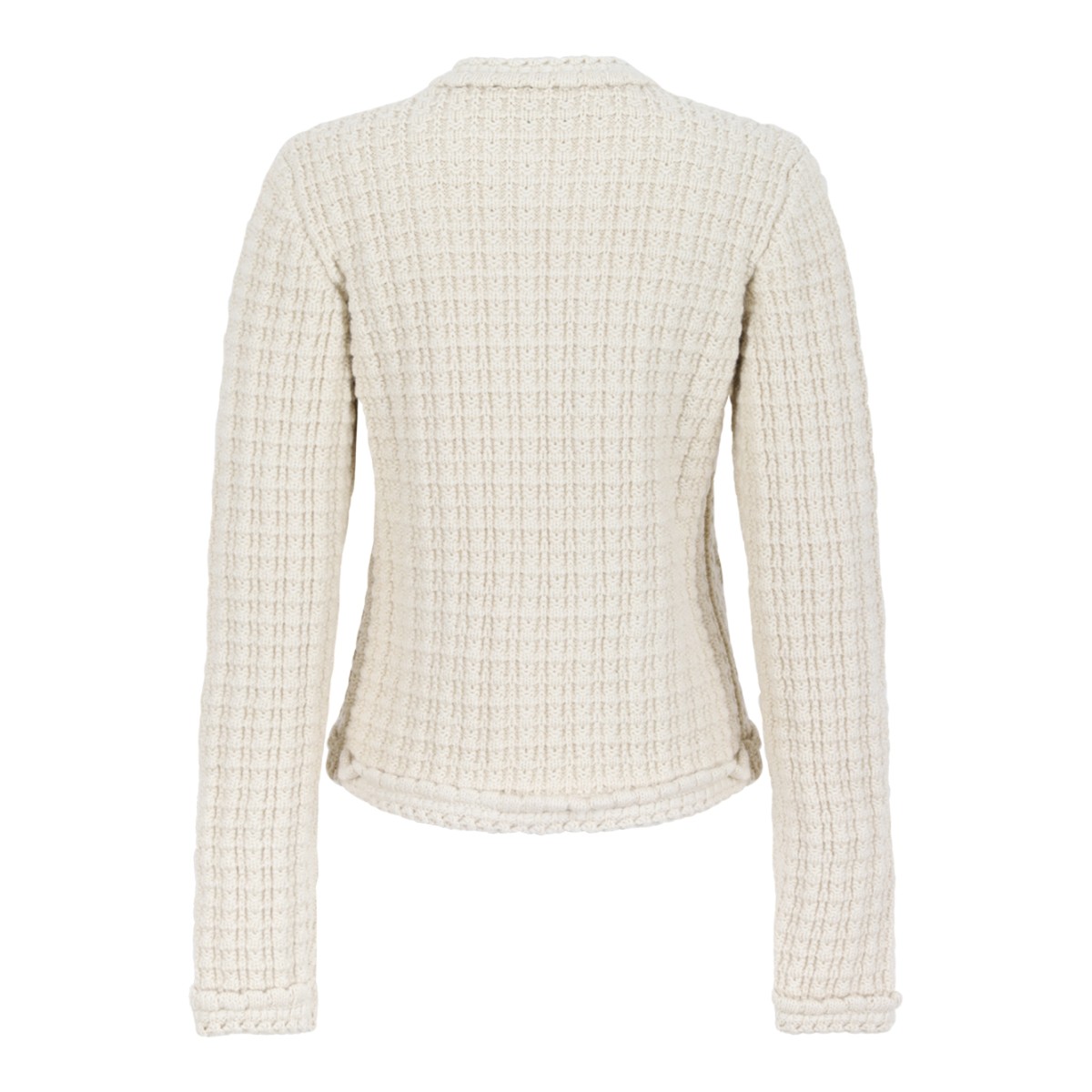 Isabel Marant toile Ivory Textured Knit Cardigan.