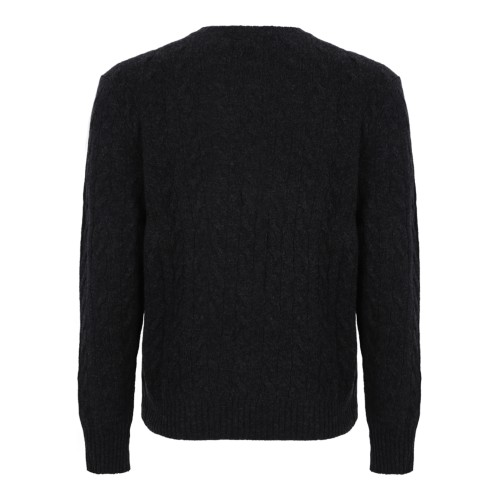 Polo Ralph Lauren Black Crew-Neck Sweater.