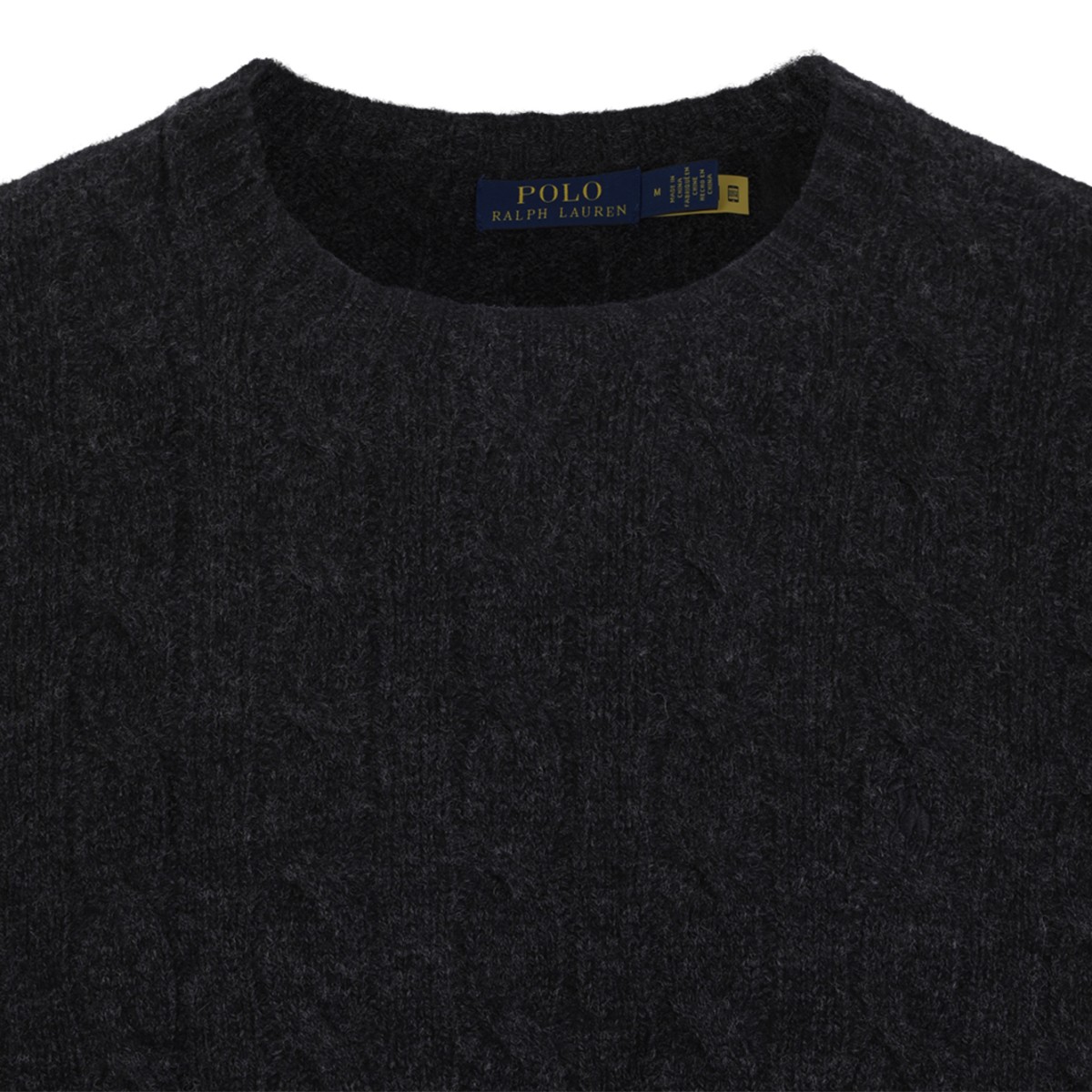 Polo Ralph Lauren Black Crew-Neck Sweater.