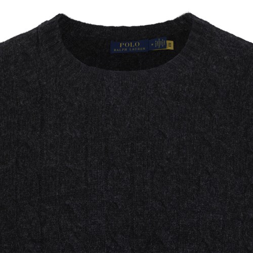 Polo Ralph Lauren Black Crew-Neck Sweater.