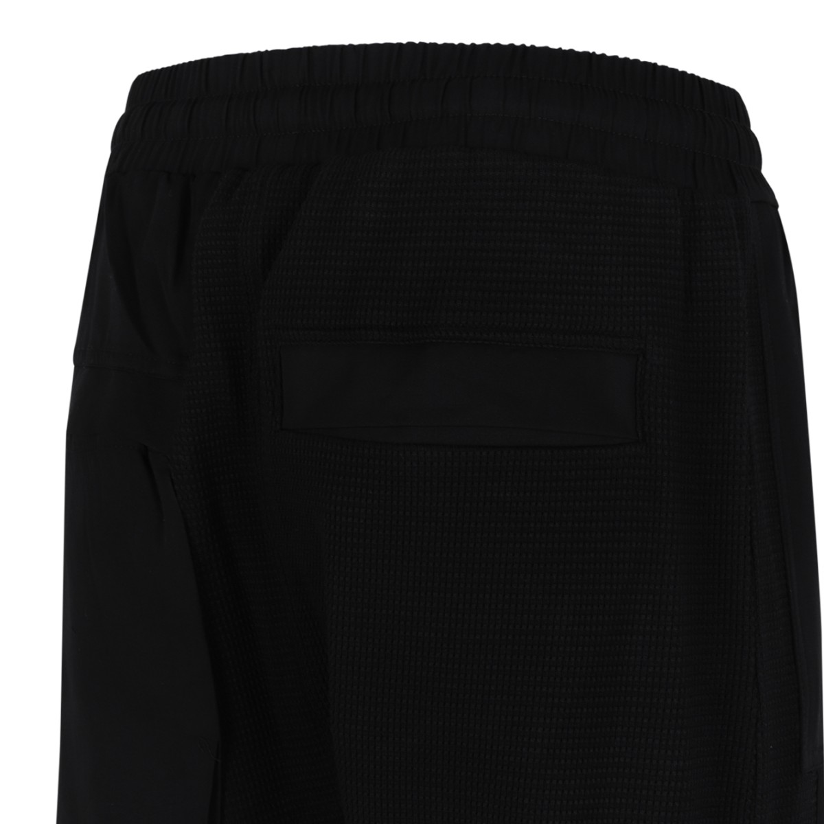 Thom Krom Black Drop-Crotch Jogger Trousers.