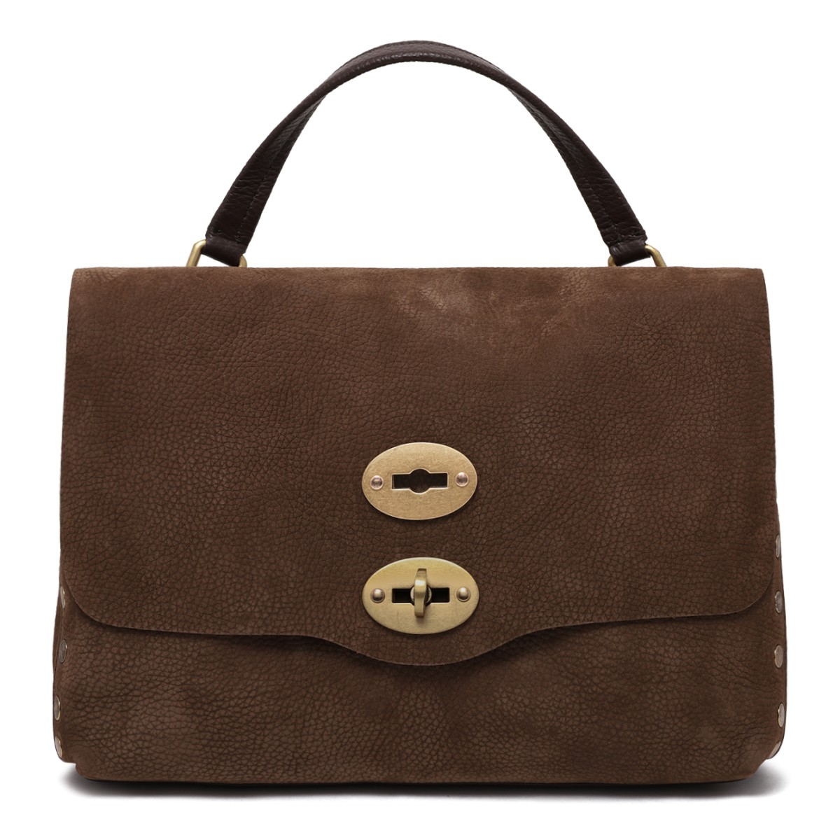 Zanellato Brown Suede Postina Bag.