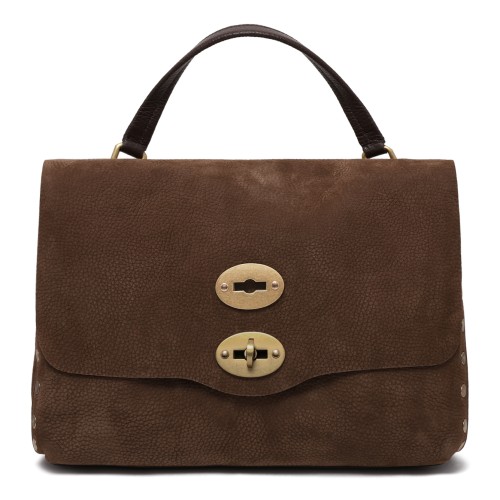 Zanellato Brown Suede Postina Bag.