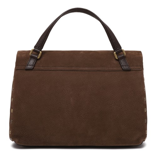 Zanellato Brown Suede Postina Bag. 2