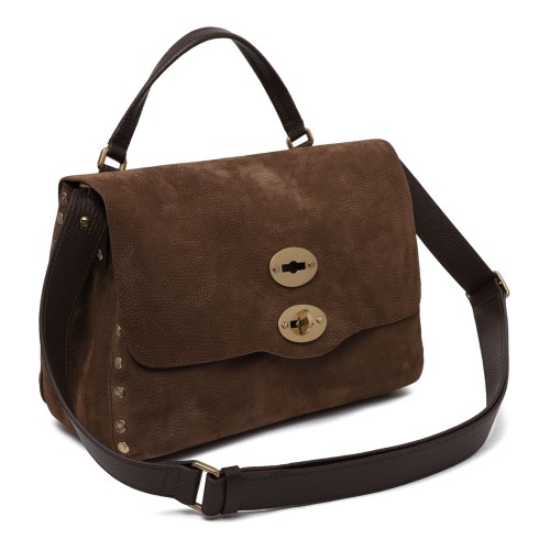 Zanellato Brown Suede Postina Bag.