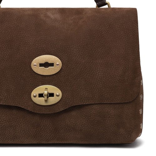 Zanellato Brown Suede Postina Bag.