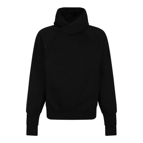 Thom Krom Black Hooded Sweatshirt.