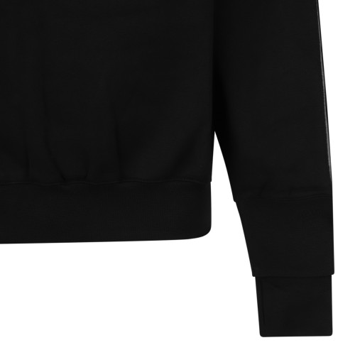 Thom Krom Black Hooded Sweatshirt.
