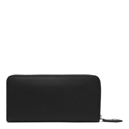 Vivienne Westwood Black Orb Zip-Around Wallet. 2