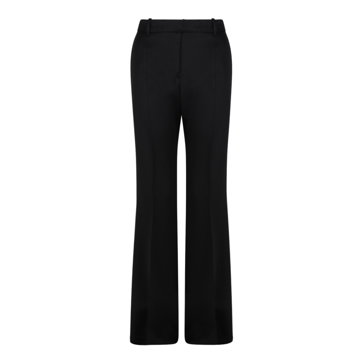 Alexander McQueen Black Flared Tailored Trousers.