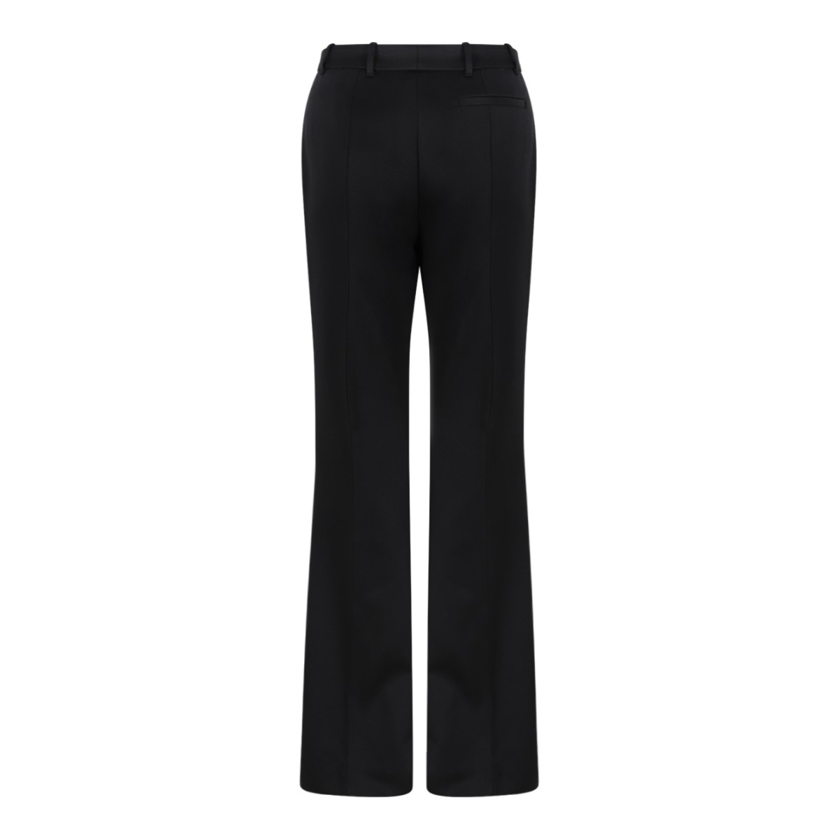 Alexander McQueen Black Flared Tailored Trousers.