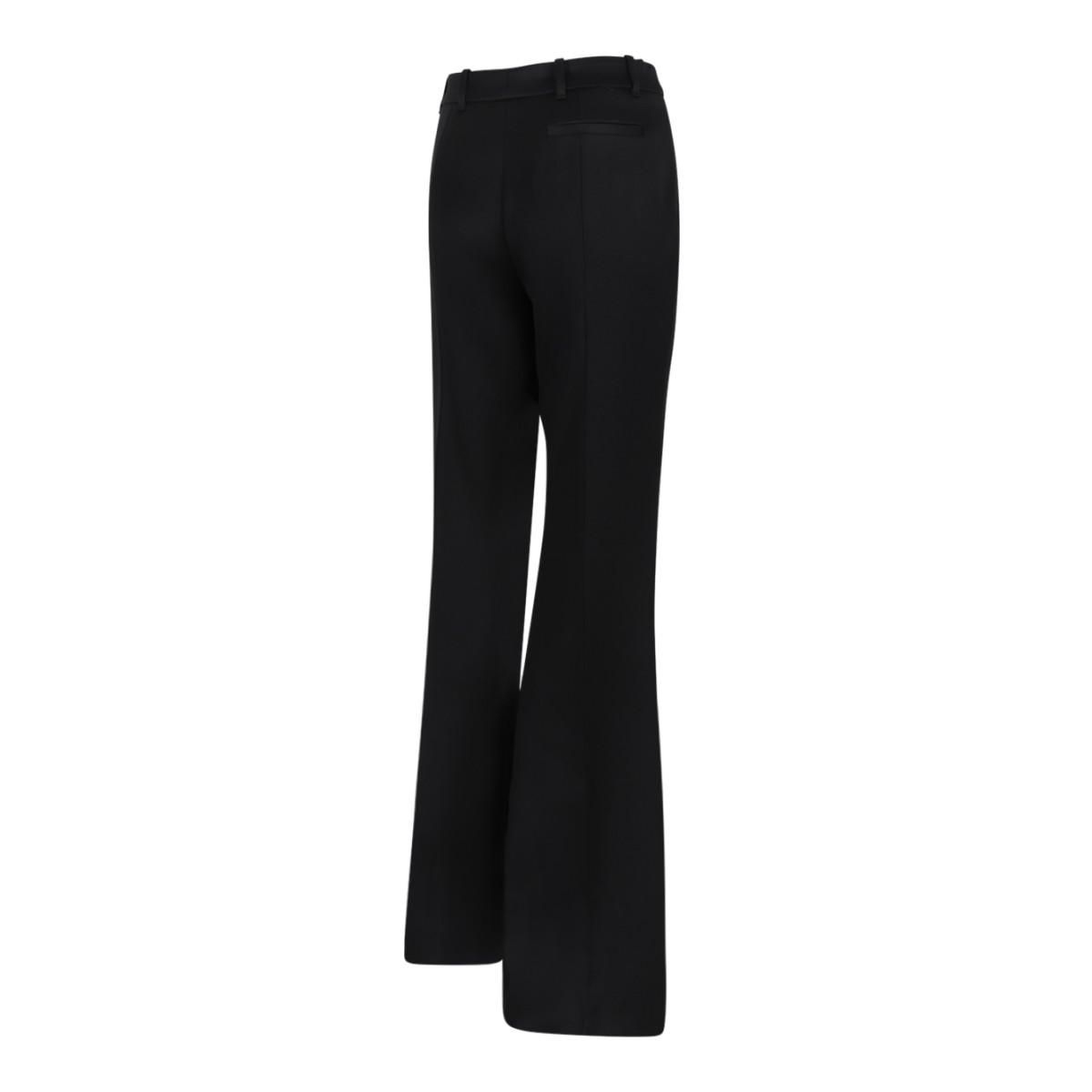 Alexander McQueen Black Flared Tailored Trousers.