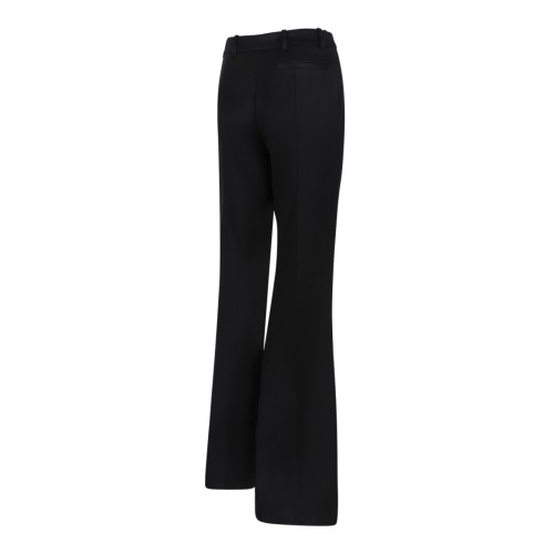 Alexander McQueen Black Flared Tailored Trousers.