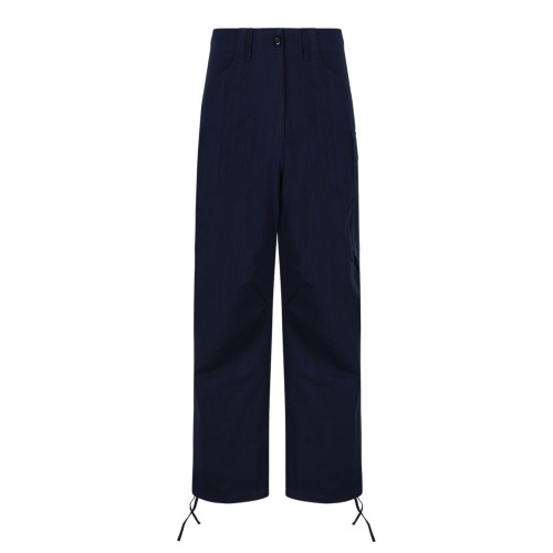 Kenzo Navy Blue Drawstring Trousers.
