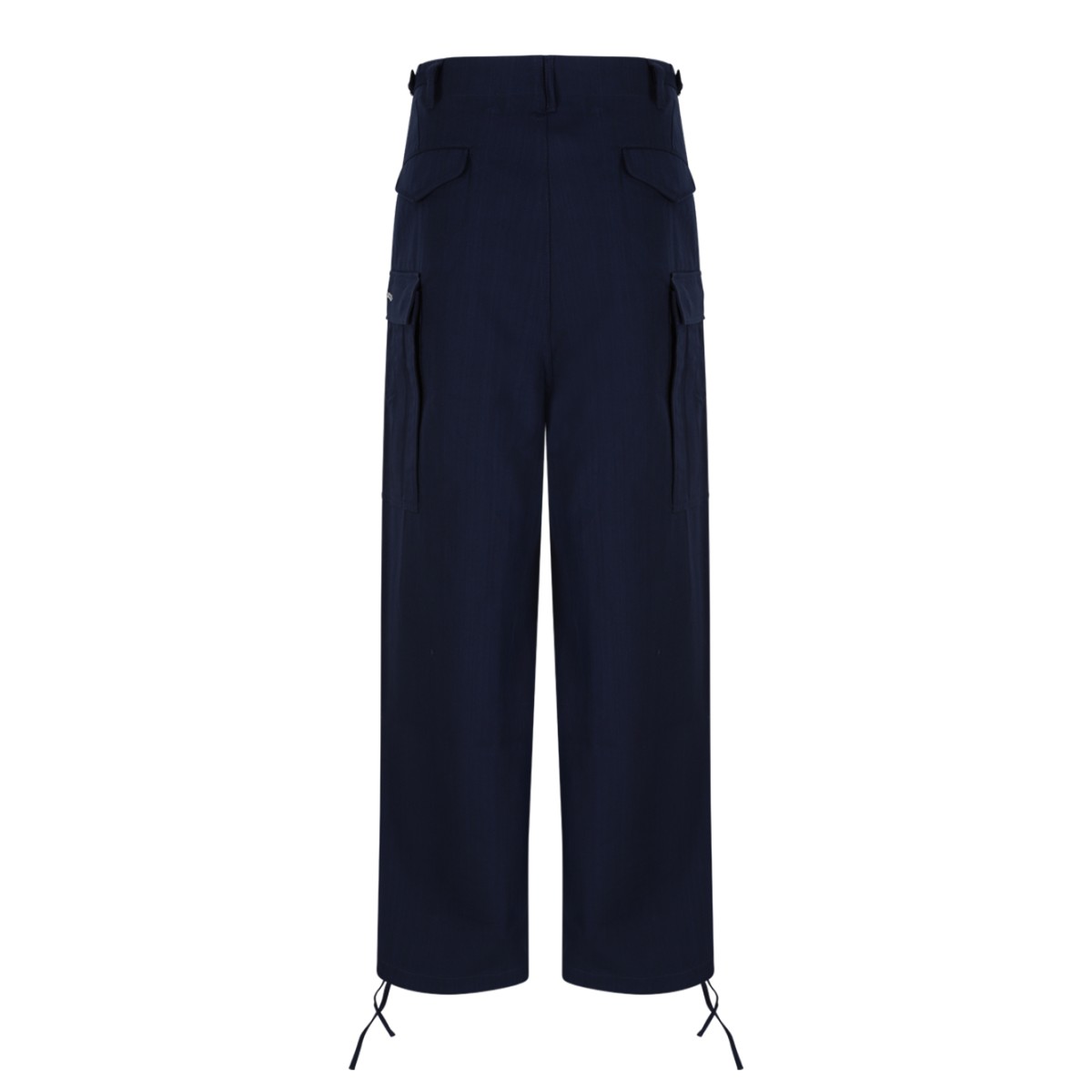 Kenzo Navy Blue Drawstring Trousers.