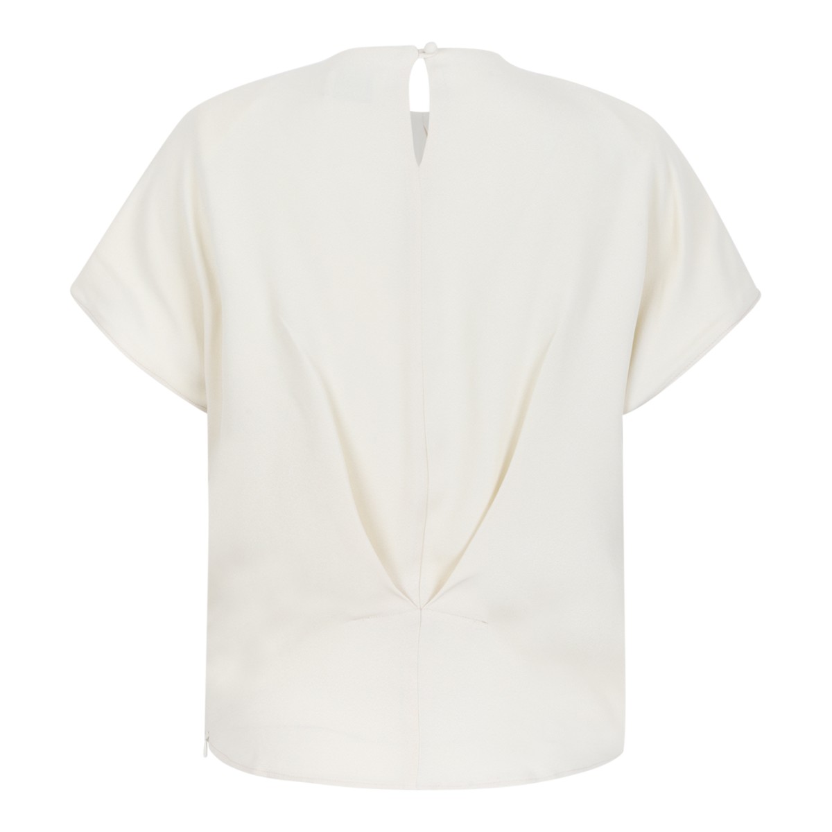 Isabel Marant Ivory Embellished Shoulder Top.