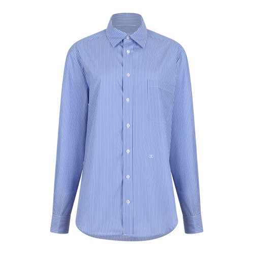 Douuod Light Blue Striped Shirt.