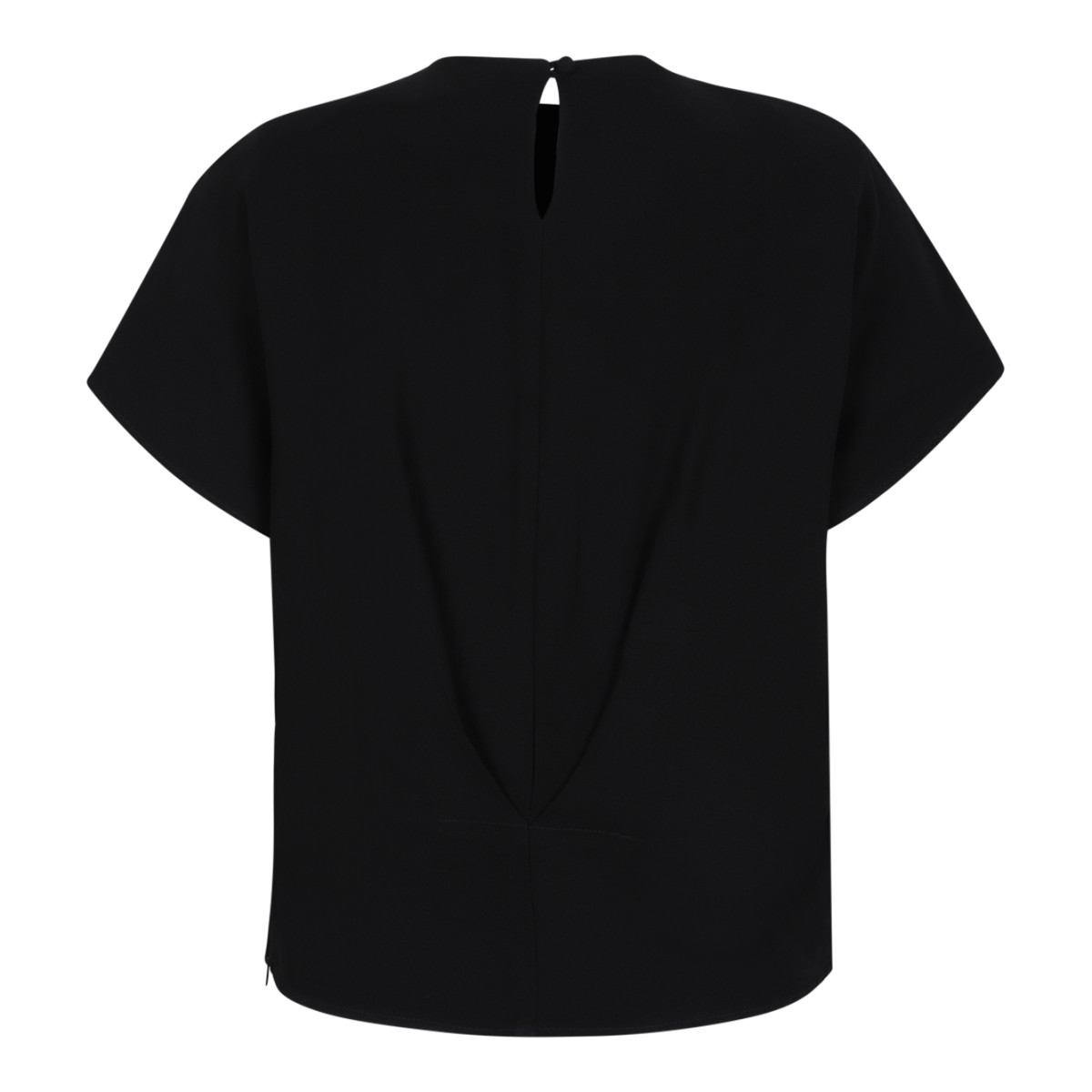 Isabel Marant Black Embellished Shoulder Top.