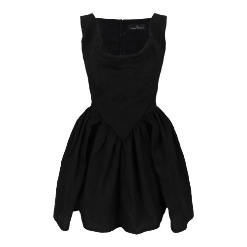 Vivienne Westwood Black Sculpted Mini Dress.