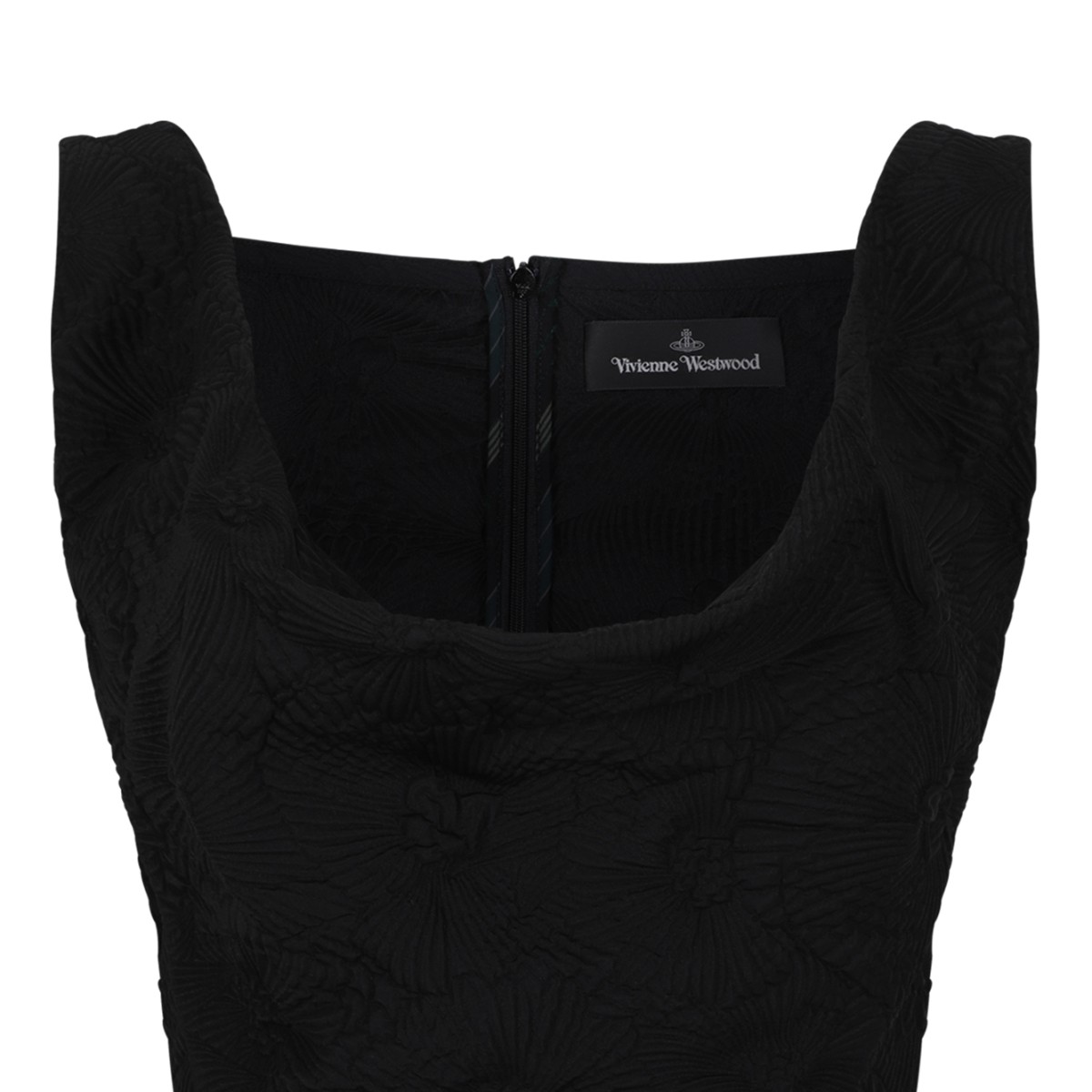 Vivienne Westwood Black Sculpted Mini Dress.
