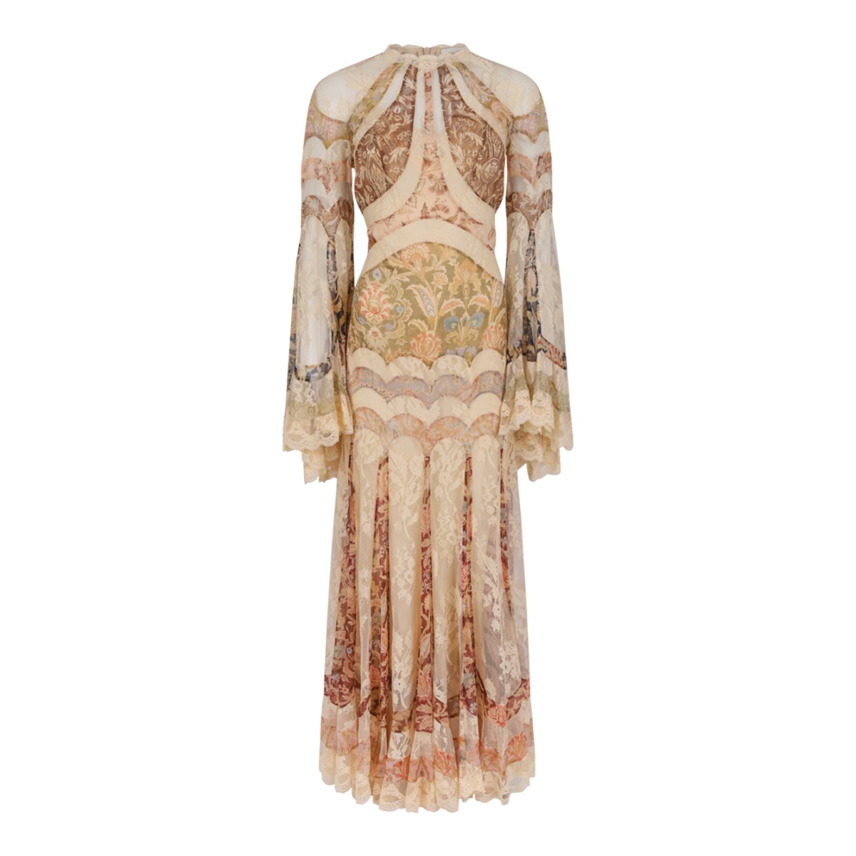 Zimmermann Multicolour Printed Maxi Dress.