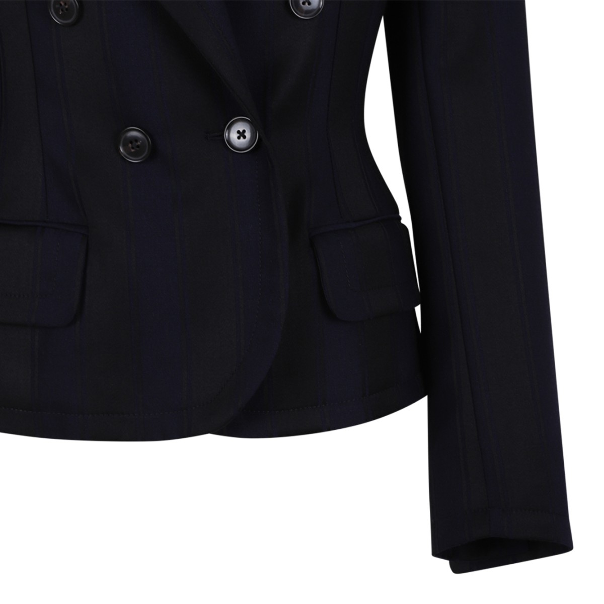 Vivienne Westwood Black Double-Breasted Blazer.