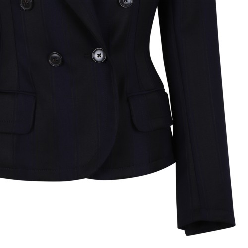 Vivienne Westwood Black Double-Breasted Blazer.