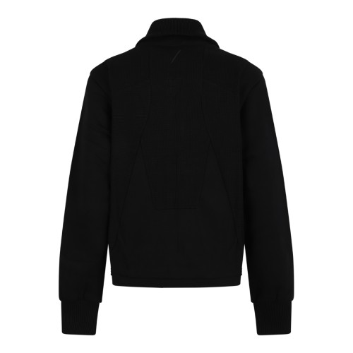Thom Krom Black High-Neck Zip-Up Jacket. 2
