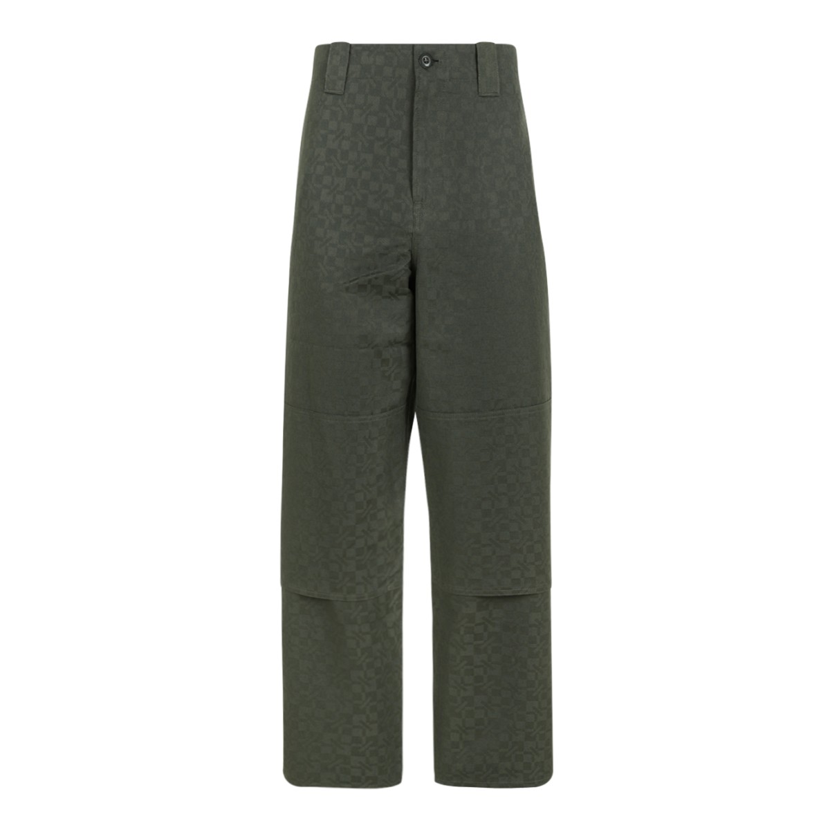 Kenzo Khaki Green Utility Trousers.