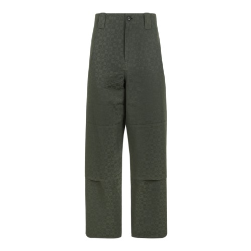 Kenzo Khaki Green Utility Trousers.