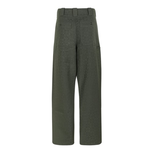Kenzo Khaki Green Utility Trousers. 2