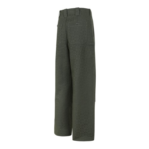 Kenzo Khaki Green Utility Trousers.
