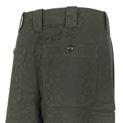 Kenzo Khaki Green Utility Trousers.