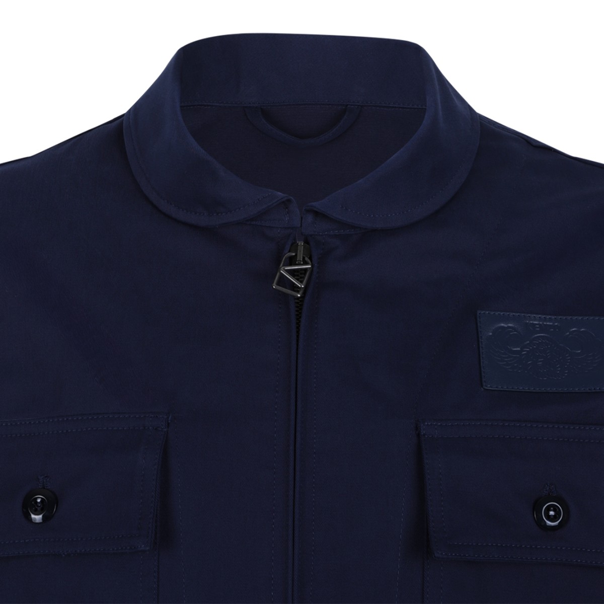 Kenzo Navy Blue Utility Jacket.
