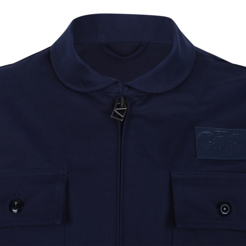 Kenzo Navy Blue Utility Jacket.