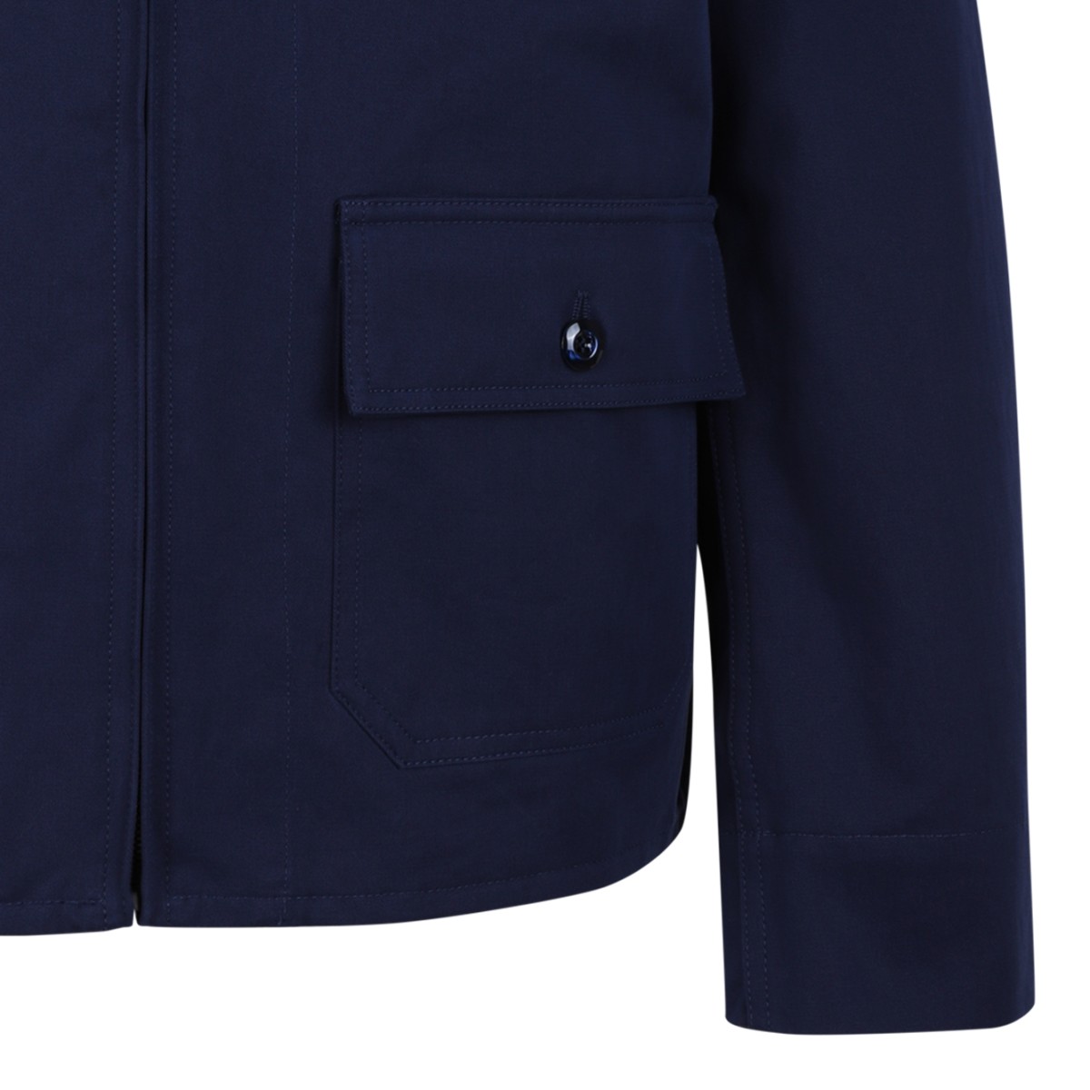 Kenzo Navy Blue Utility Jacket.
