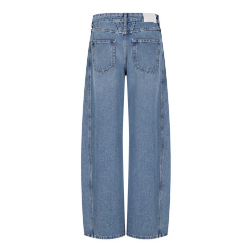 Closed Light Blue Wide-Leg Jeans.