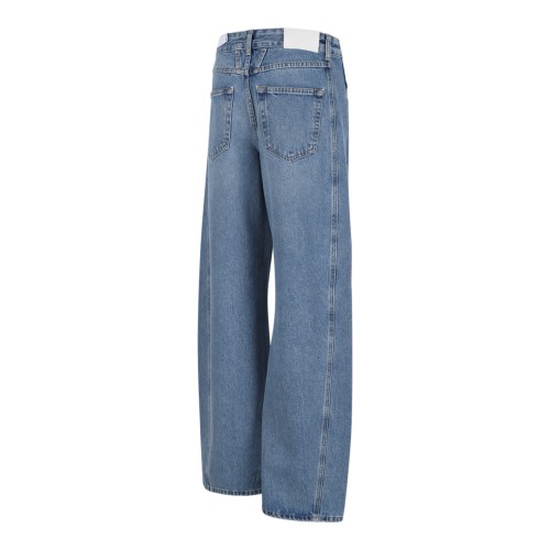 Closed Light Blue Wide-Leg Jeans.