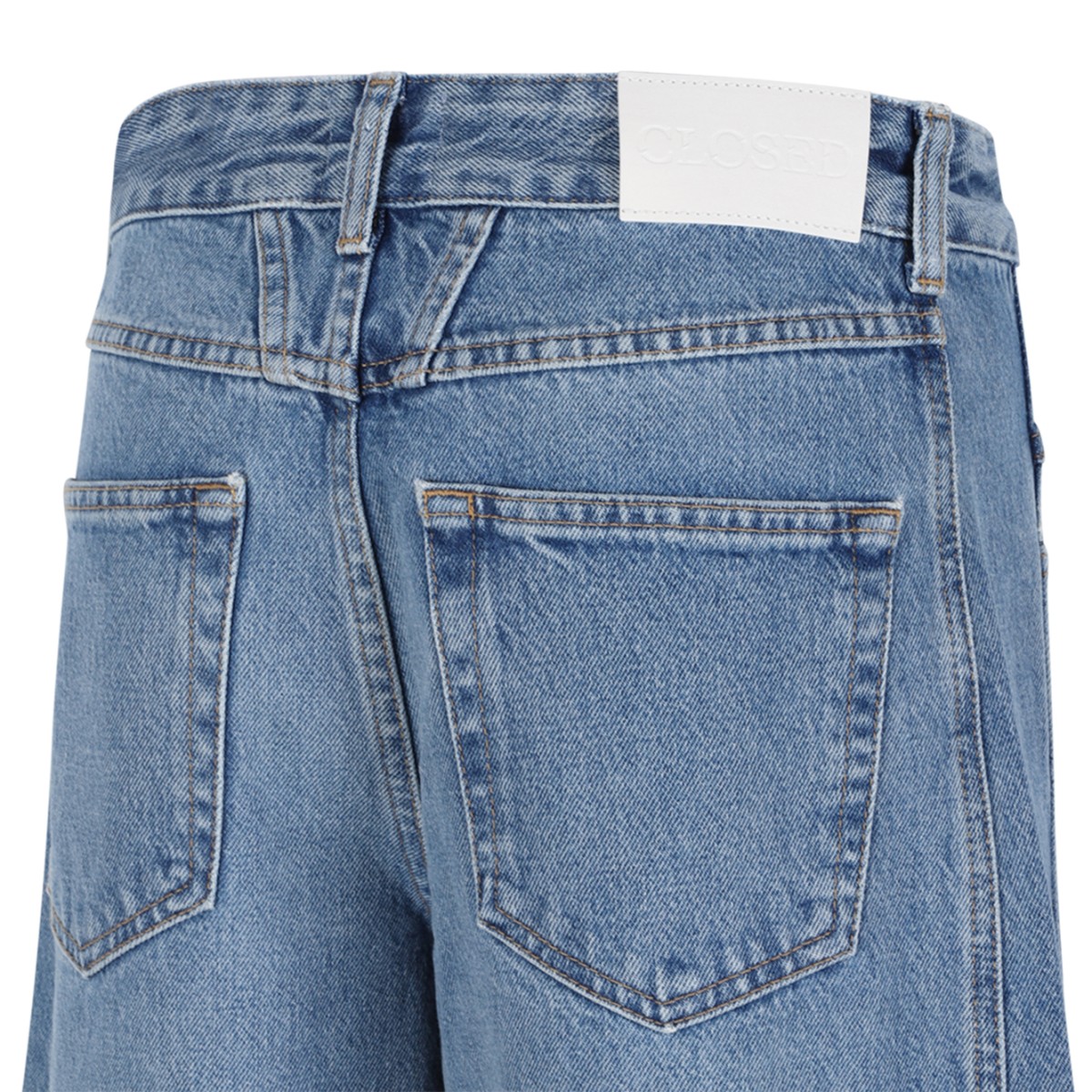 Closed Light Blue Wide-Leg Jeans.