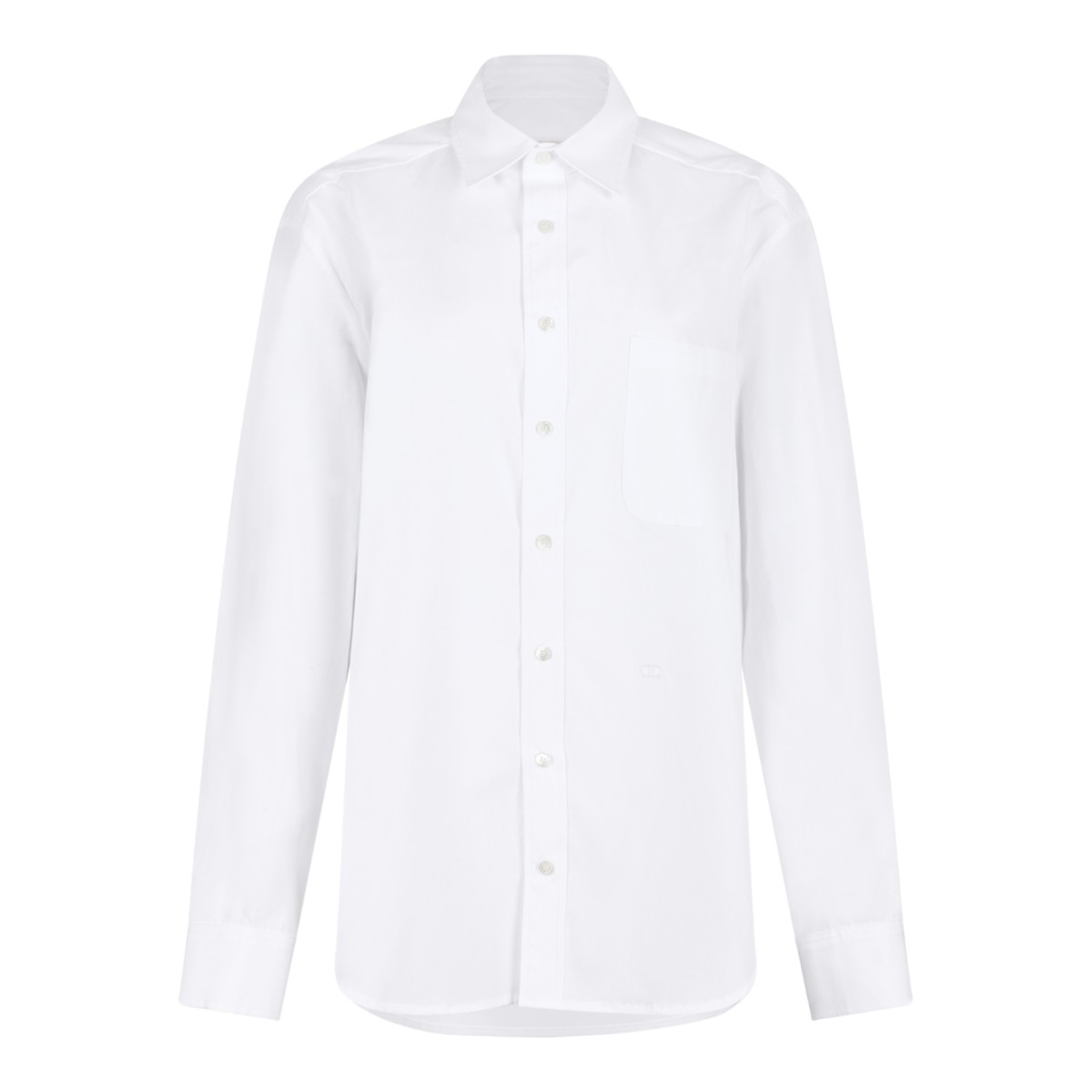 Douuod White Classic Cotton Shirt.