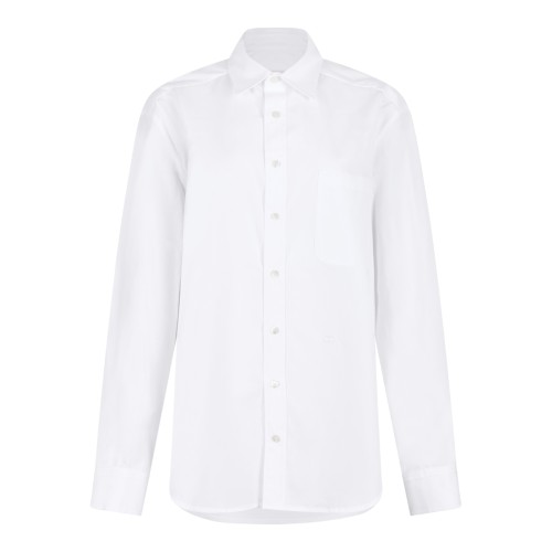 Douuod White Classic Cotton Shirt.