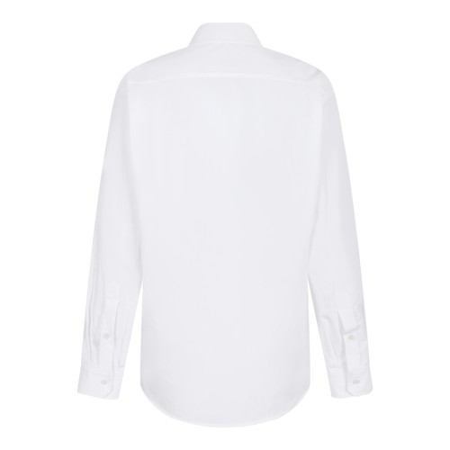 Douuod White Classic Cotton Shirt. 2