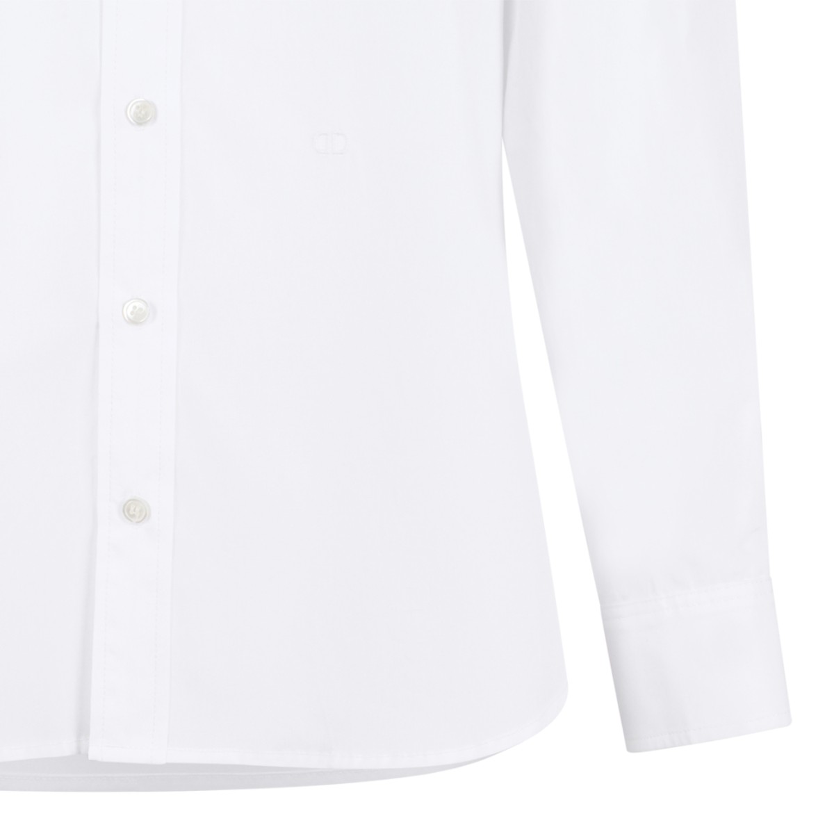 Douuod White Classic Cotton Shirt.