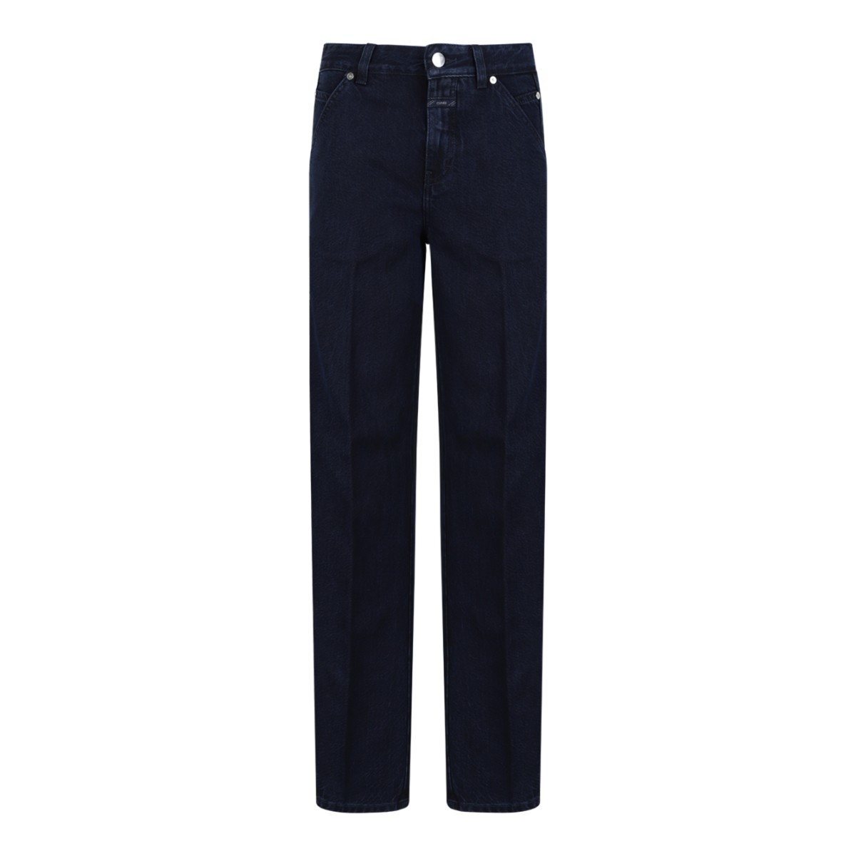 Closed Dark Blue Straight-Leg Jeans.