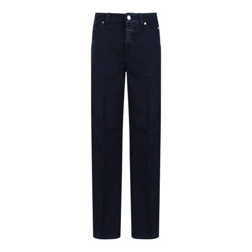 Closed Dark Blue Straight-Leg Jeans.