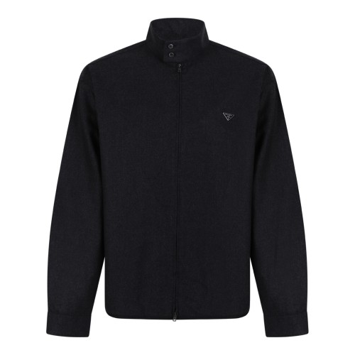 Prada Black Zip-Up Jacket.