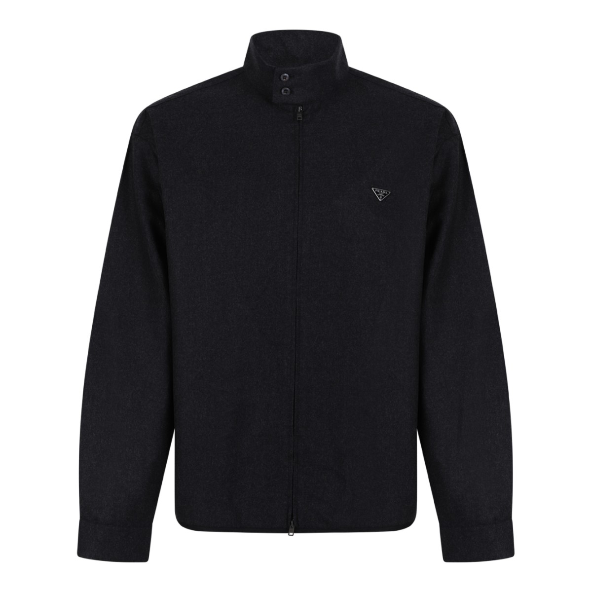 Prada Black Zip-Up Jacket.